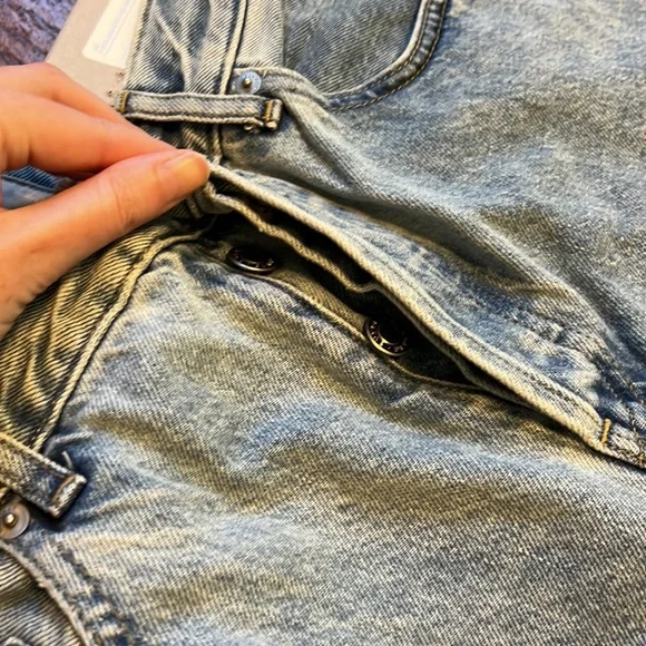 everlane 90s cheeky high rise denim 28 rigid NWT - Picture 9 of 9